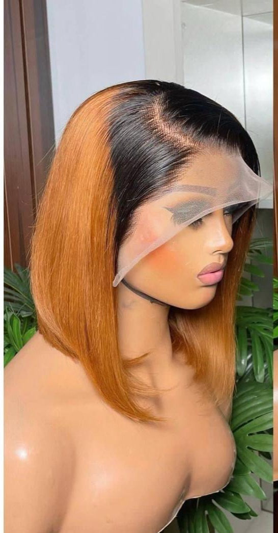 13 x 6 Full Lace Frontal Wig 100% Human Hair For Women HD Transparent Lace 12 Inches Straight Lace Front Wig Human Hair With Baby Hair.