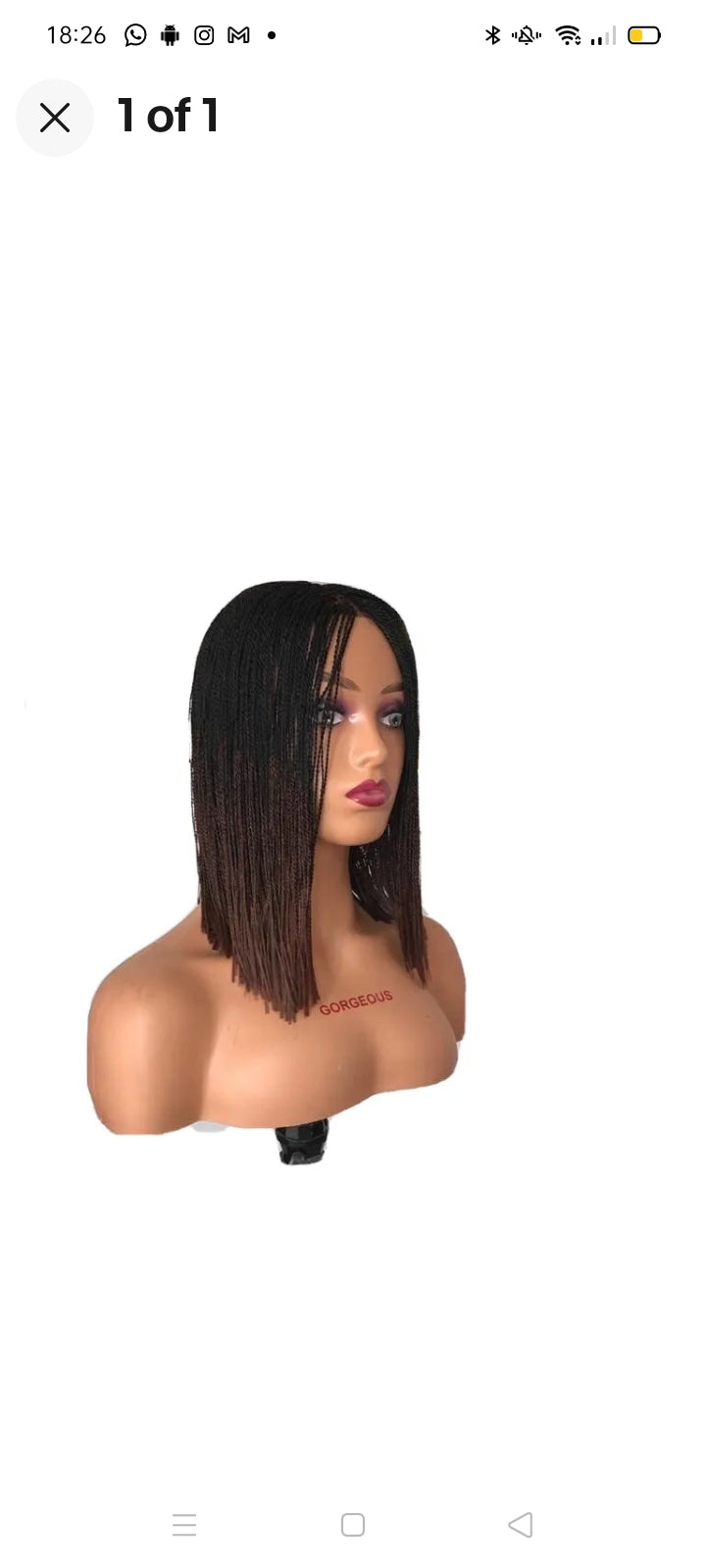 One Million African Braided Wigs