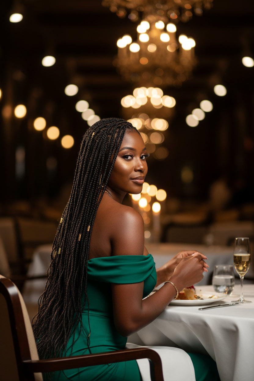 3x Xpression Prestretched Lagos Braids Black Colour 1b
