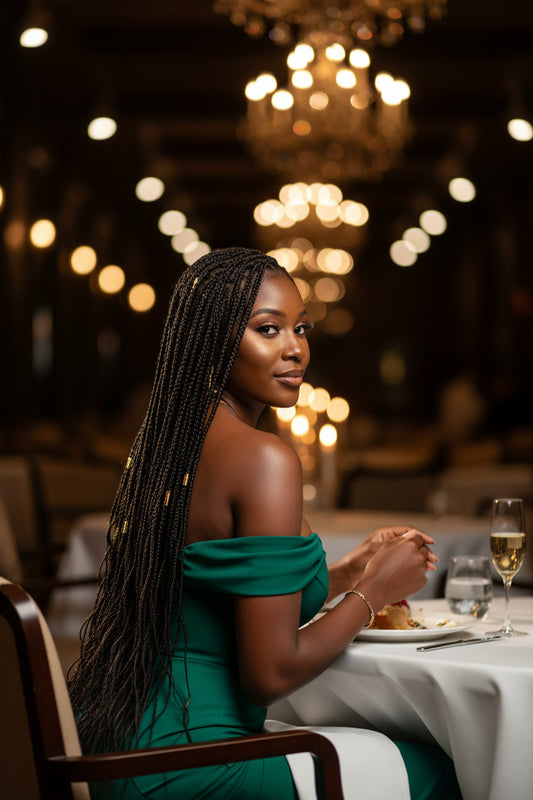 3x Xpression Prestretched Lagos Braids Black Colour 1b