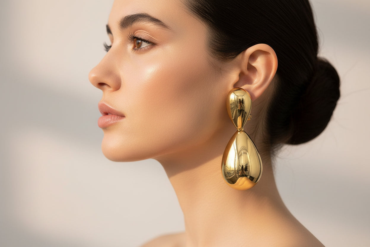 Brazilian Gold Earrings