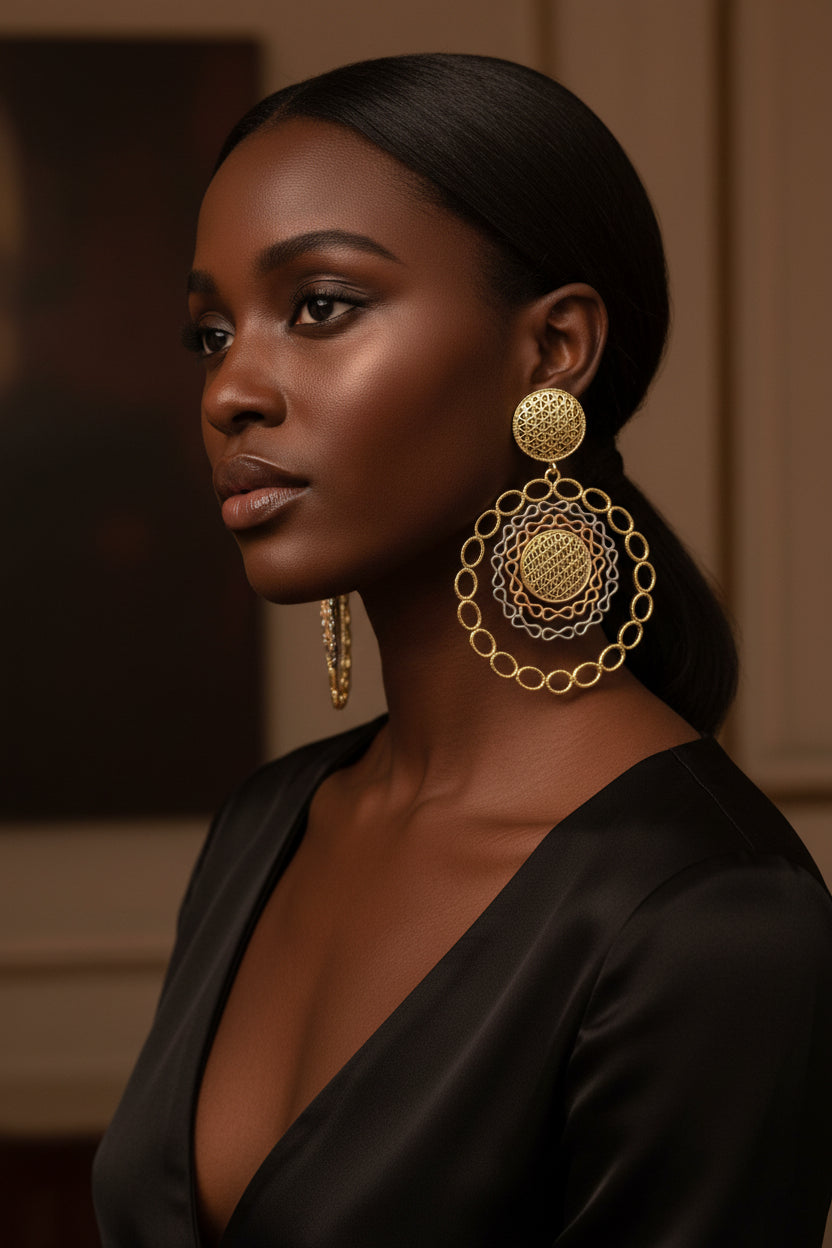 Brazilian Gold Earrings