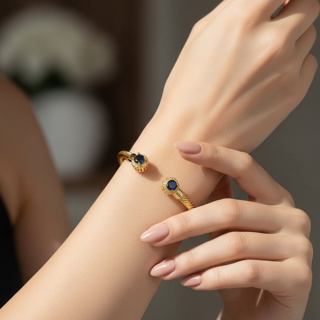 Brazilian Gold Bangle Birthday Gift