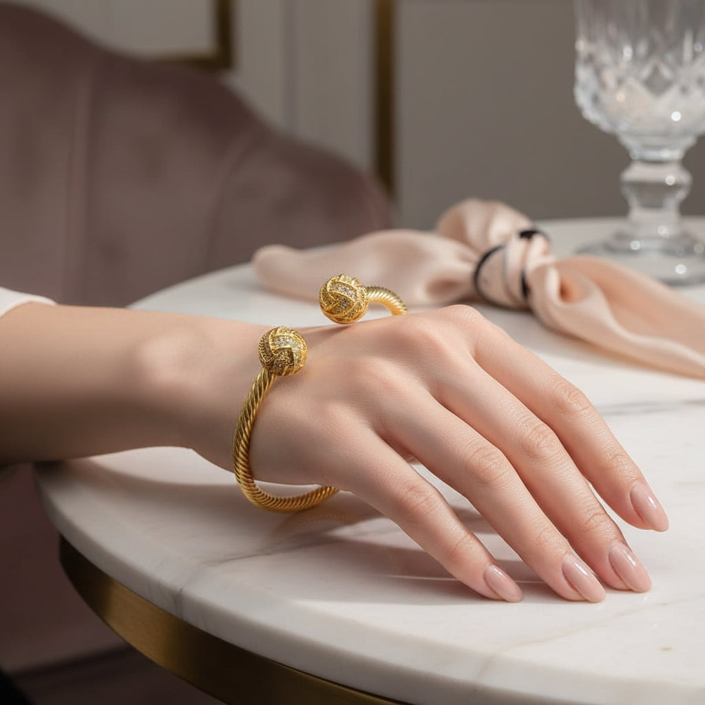 Brazilian Gold Bangle Birthday Gift