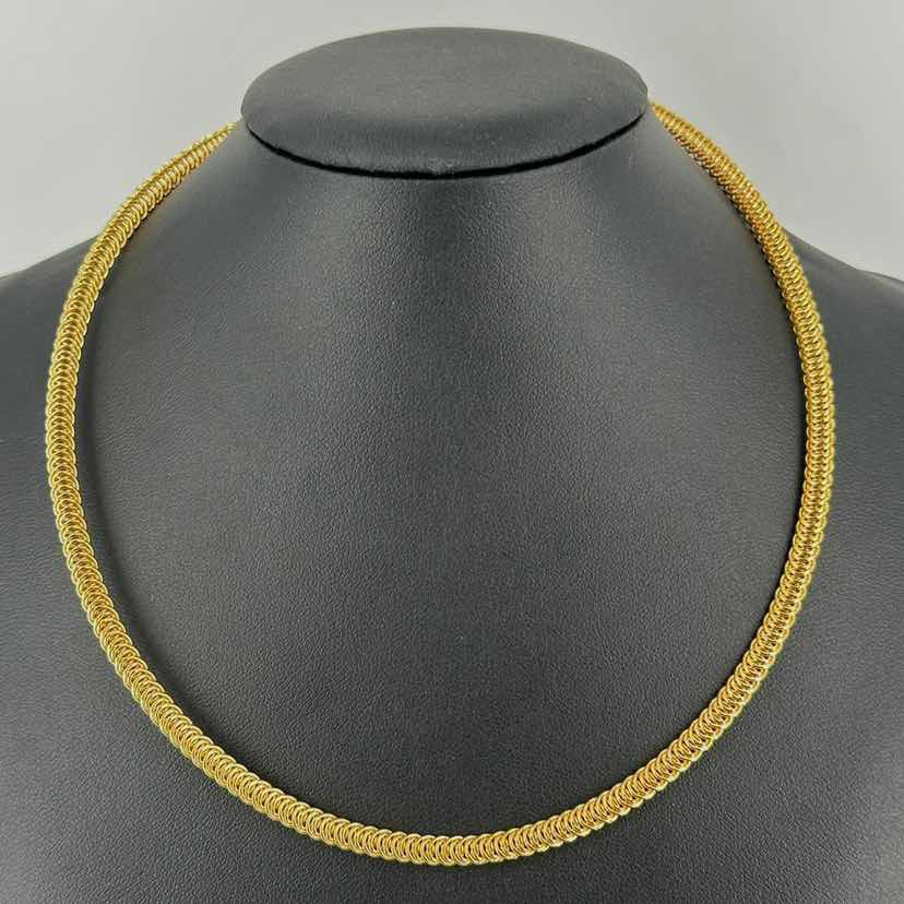 Round Brazilian Gold Chain