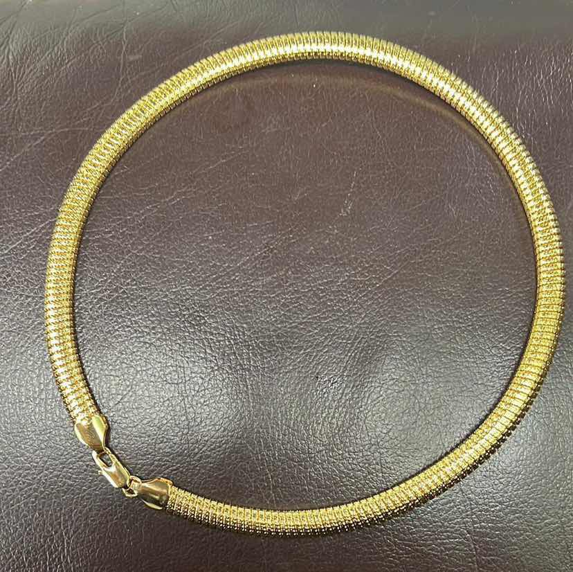 Round Brazilian Gold Chain