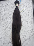 3 Pcs Of 100% Virgin Brazilian Human hair Unprocessed 18 Inches. Colour 1B