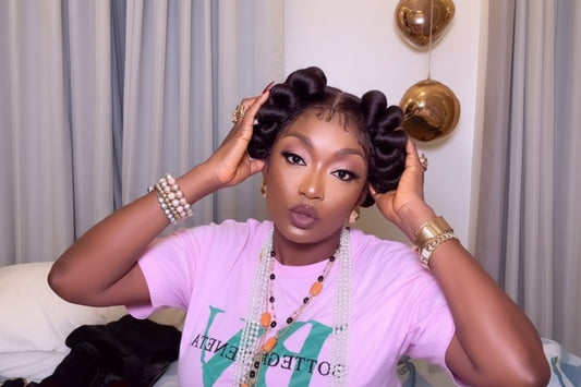 African Twist Wig Black