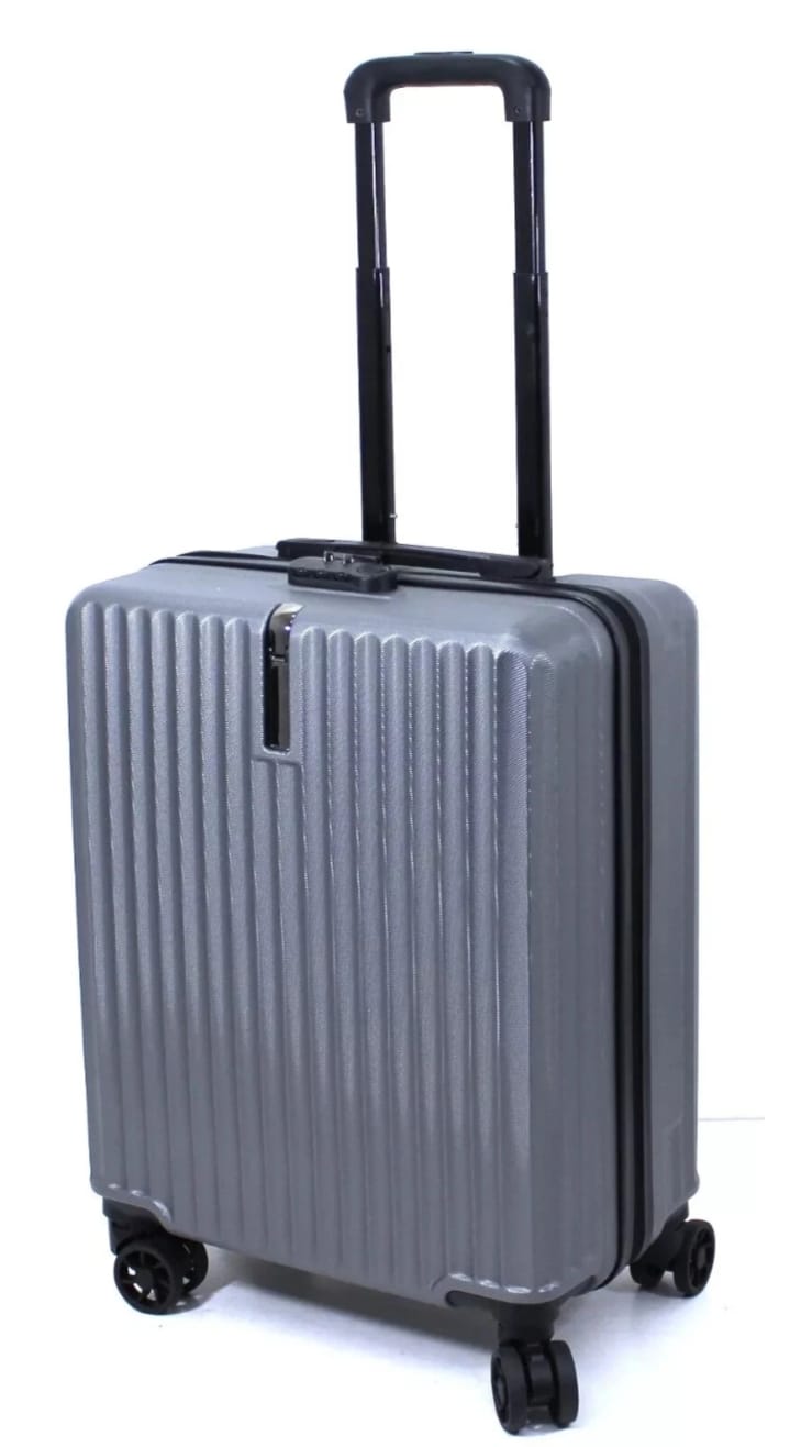 48cm Hard Shell 4 Wheel Cabin Case Light Weight Hard Luggage Line Cabin Approved 4 Wheel Trolley Bag Hand Luggage Case With Fitted Lock