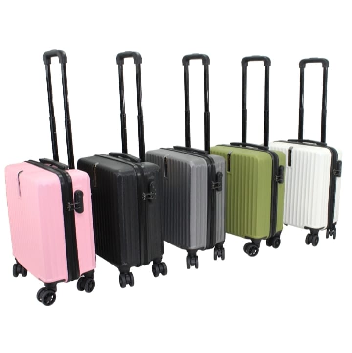 48cm Hard Shell 4 Wheel Cabin Case Light Weight Hard Luggage Line Cabin Approved 4 Wheel Trolley Bag Hand Luggage Case With Fitted Lock
