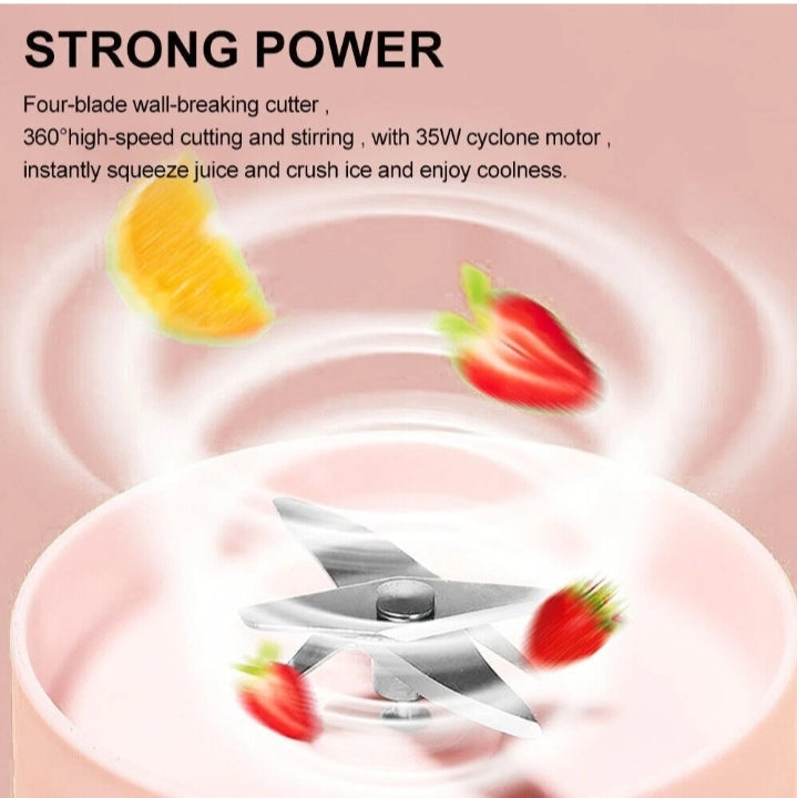 Portable Blender Personal Bottle Powerful Mini Fresh Juice Blender Juicing Cup