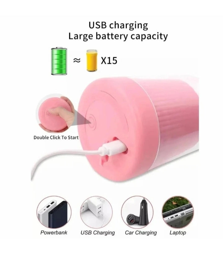 Portable Blender Personal Bottle Powerful Mini Fresh Juice Blender Juicing Cup