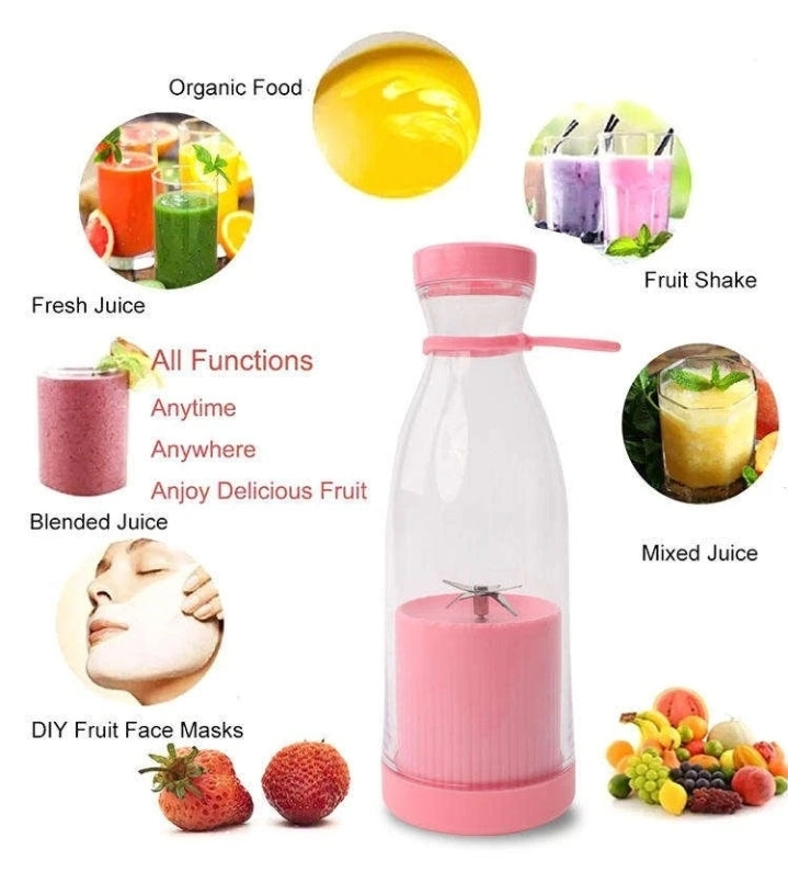 Portable Blender Personal Bottle Powerful Mini Fresh Juice Blender Juicing Cup