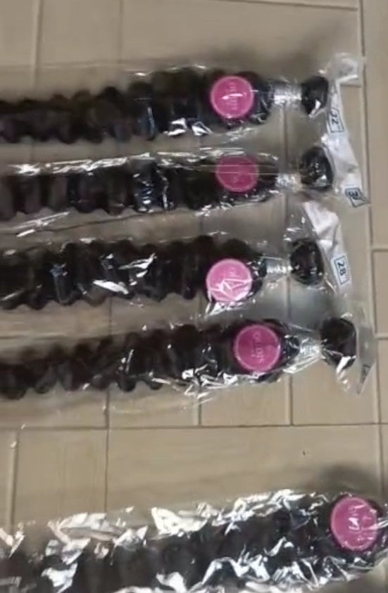 3 Pcs Of 100% Brazilian Human Hair Deep Wave