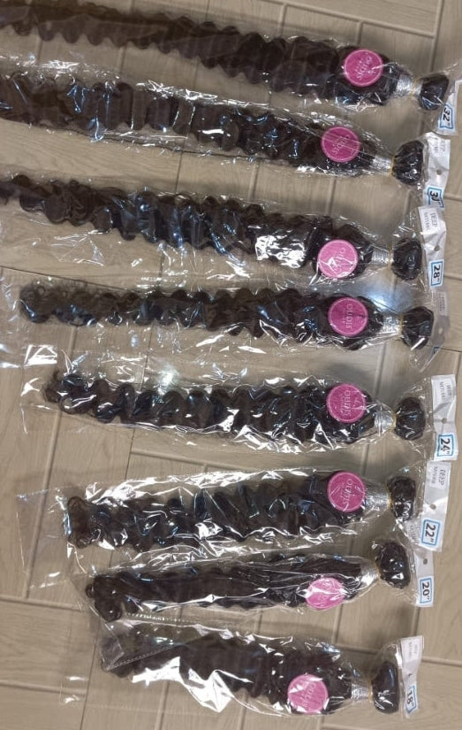 3 Pcs Of 100% Brazilian Human Hair Deep Wave